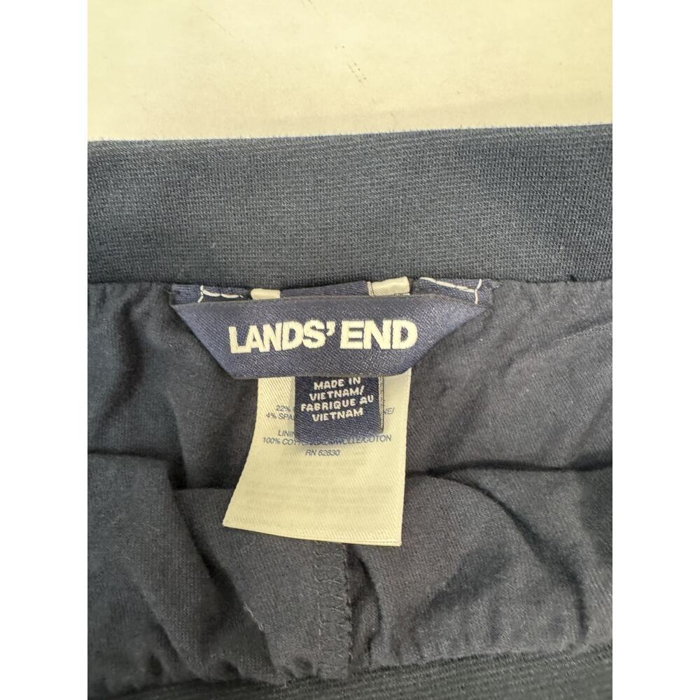 Land's End School Uniform Skirt Skort Pleated Preppy Navy Blue Girls Size 12 - Picture 5 of 8